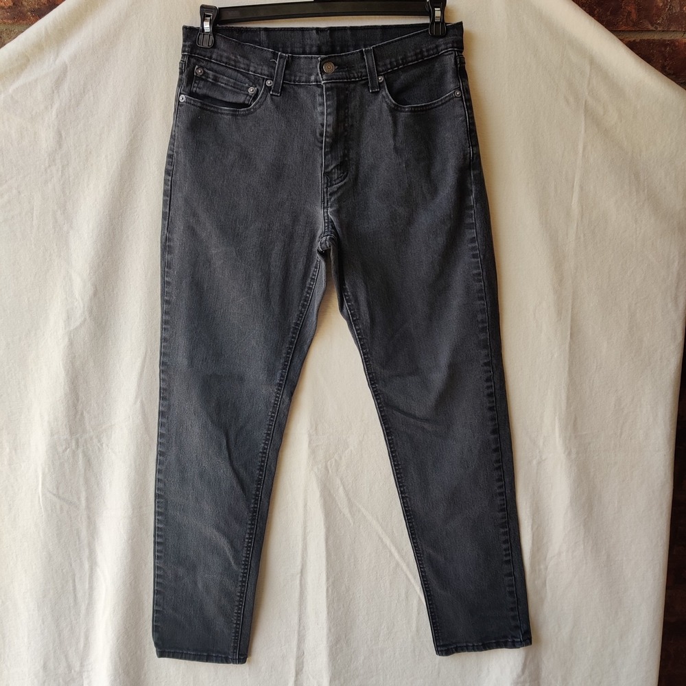 Levi's 531 Men's 33x33 (Fits 32x29) Black Dark Wash Skinny Slim Jeans